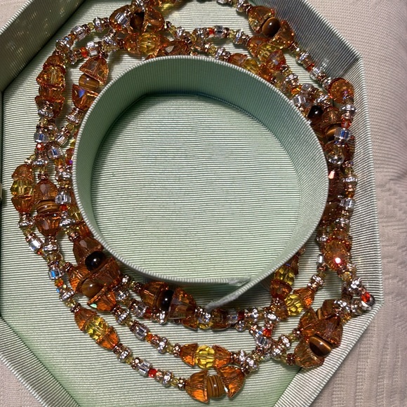 Fantastic XL Authentic Swarovski Long beaded Crystal Necklace NEW $1800 - Picture 11 of 16